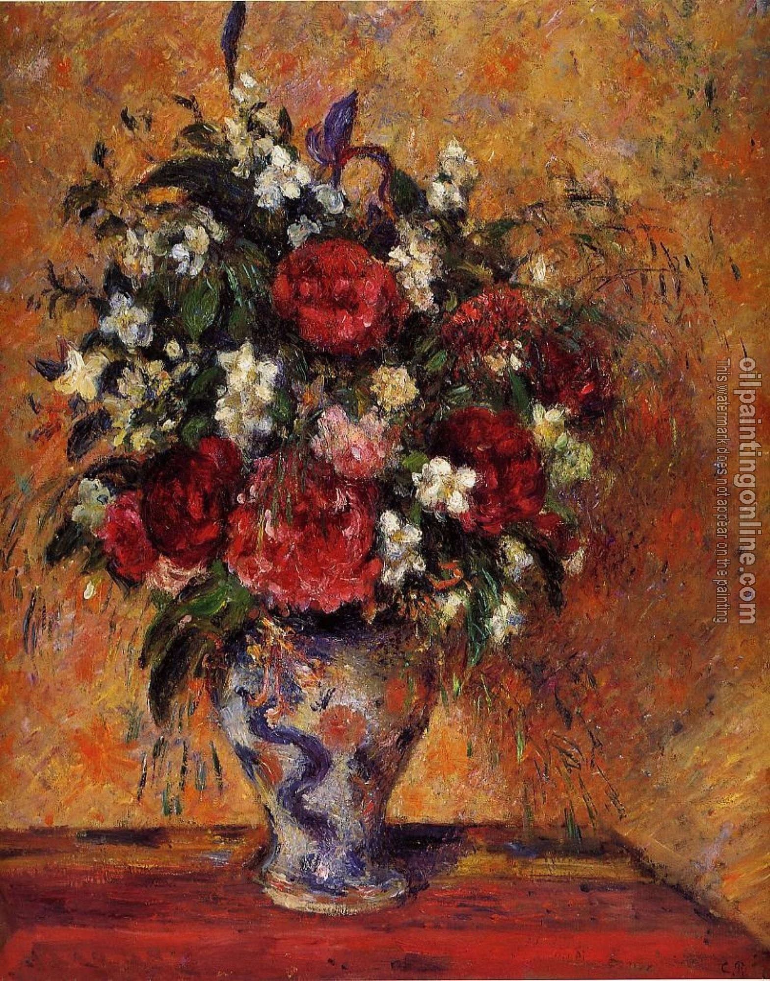 Pissarro, Camille - Vase of Flowers
